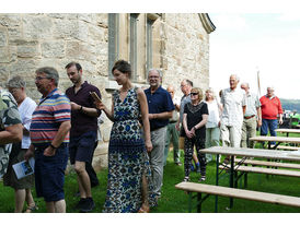 75 Jahre Wachsstockfest an der Weingartenkapelle in Naumburg (Foto: Karl-Franz Thiede)